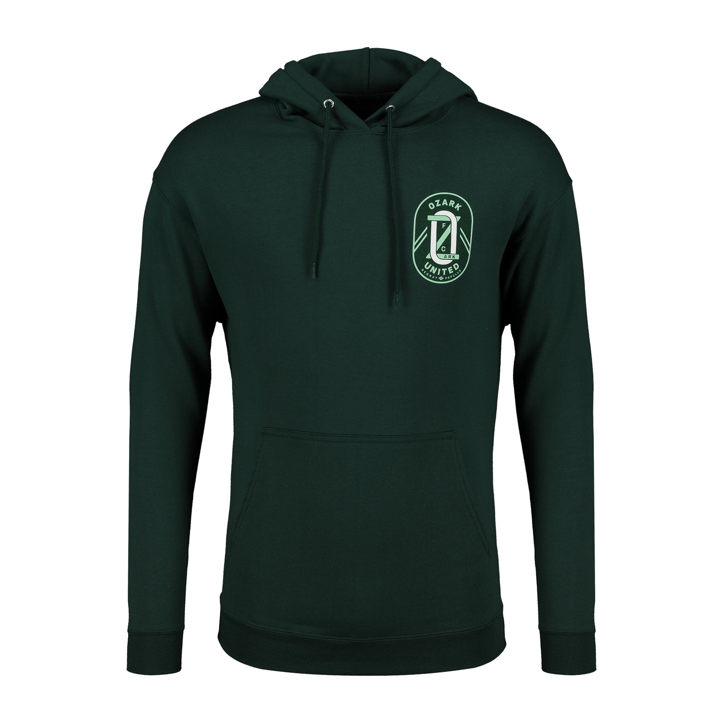 Ozark United FC Pullover Hoodie - Green (Unisex)