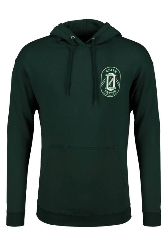 Ozark United FC Pullover Hoodie - Green (Unisex)